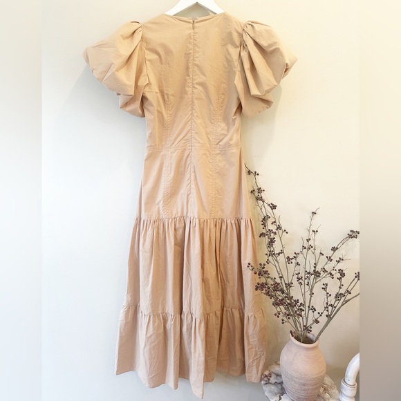 Hunter Bell Cassidy Dress, Khaki - Picture 6 of 7